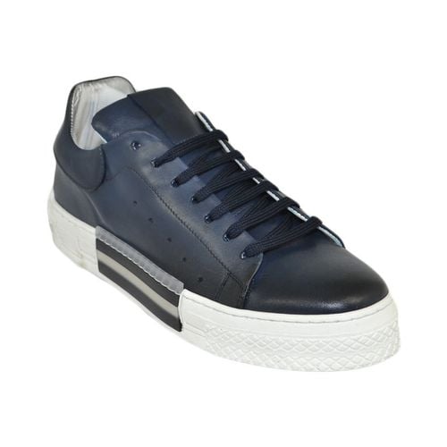 Sneakers Custom 511 sneakers bicolore uomo in vera di nappa navy con - Malu Shoes - Modalova