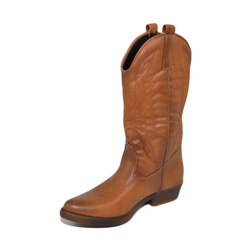 Stivali Stivali donna camperos texani stile western cuoio con fantasia - Malu Shoes - Modalova