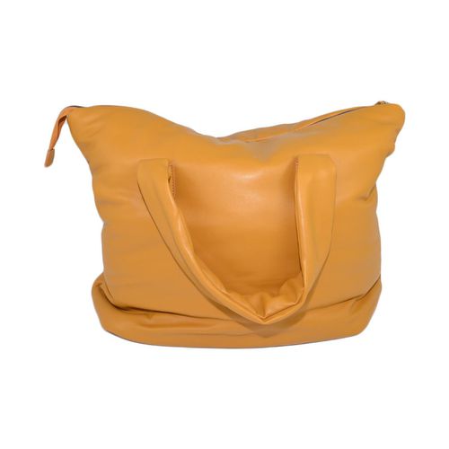 Borsa BORSA DONNA GRANDE GIALLA PILLOW-BAG CON MANICO IMBOTTITO CHIUS - Malu Shoes - Modalova