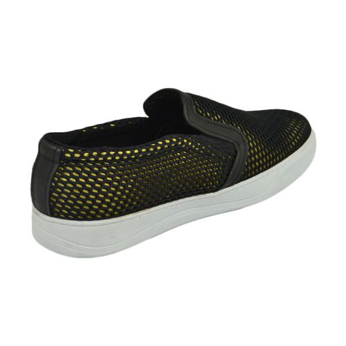 Scarpe Scarpe uomo slip on mocassino nero a base gialla con suola spor - Malu Shoes - Modalova