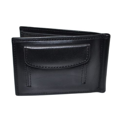 Portafoglio PORTAFOGLIO UOMO WALLET IN VERA PELLE NERA BLACK CON PORTACARTE - Malu Shoes - Modalova