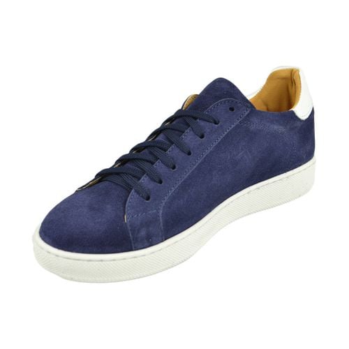 Sneakers Sneakers uomo in vera pelle scamosciata con talloncino in p - Malu Shoes - Modalova