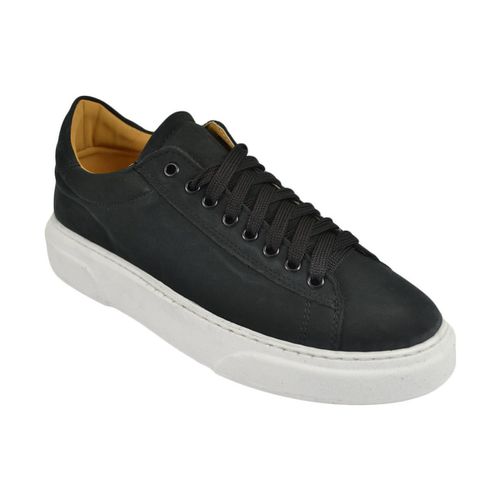 Sneakers Scarpa sneakers Paul 4190 uomo basic vera pelle nabuk lacci bas - Malu Shoes - Modalova