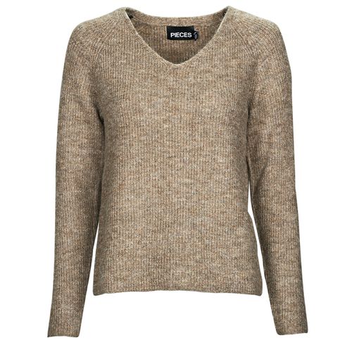 Maglione PCELLEN LS V-NECK KNIT - Pieces - Modalova