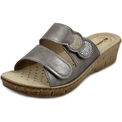 Scarpe Ciabatta Donna in Eco Pelle, Doppio Strap-2675C - Inblu - Modalova