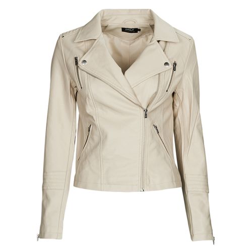 Giacca in pelle ONLGEMMA FAUX LEATHER BIKER OTW NOOS - Only - Modalova