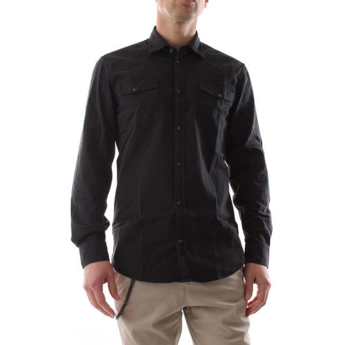 Camicia a maniche lunghe UC300S CS010-999 BLACL - Dondup - Modalova