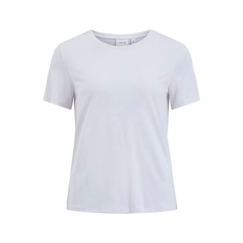 Felpa Modala O Neck T-Shirt - Optical Snow - Vila - Modalova