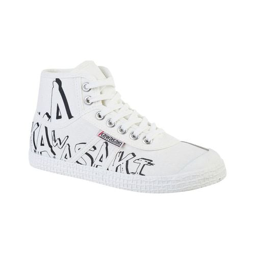 Sneakers Graffiti Canvas Boot K202415 1002 White - Kawasaki - Modalova