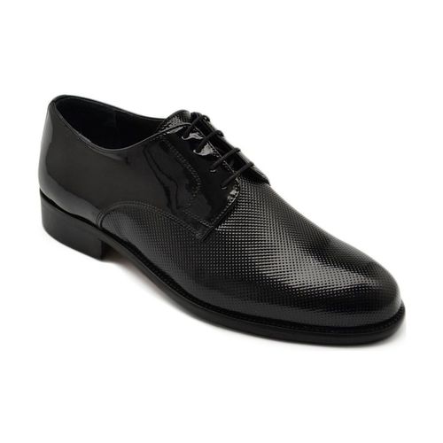 Classiche basse Scarpe uomo stringate classiche vernice e pelle crast punt - Malu Shoes - Modalova