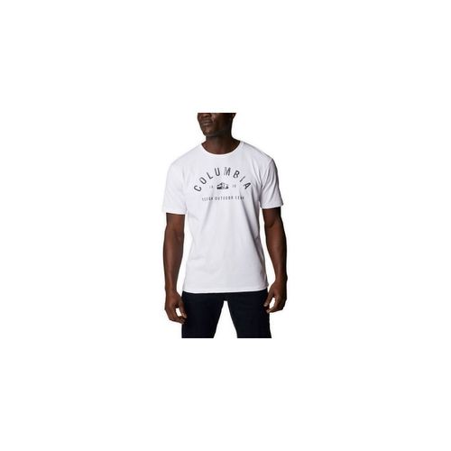 T-shirt & Polo M GRAPHIC SS TEE BLANC - Columbia - Modalova