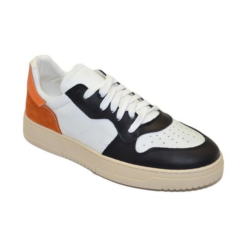 Sneakers Scarpa sneakers multicolore uomo basic vera pelle lacci - Malu Shoes - Modalova