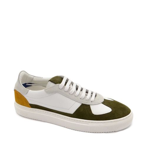 Sneakers Sneakers uomo in vera pelle con talloncino e punta in ca - Malu Shoes - Modalova