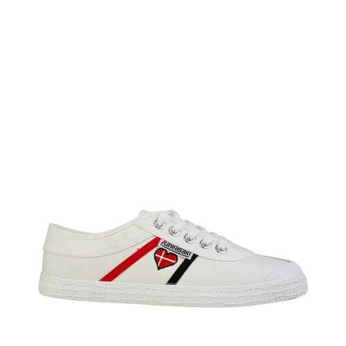 Sneakers Heart Canvas Shoe K194523 1002 White - Kawasaki - Modalova