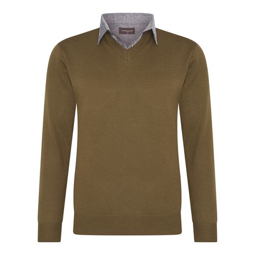 Felpa Mock Pullover - Cappuccino Italia - Modalova