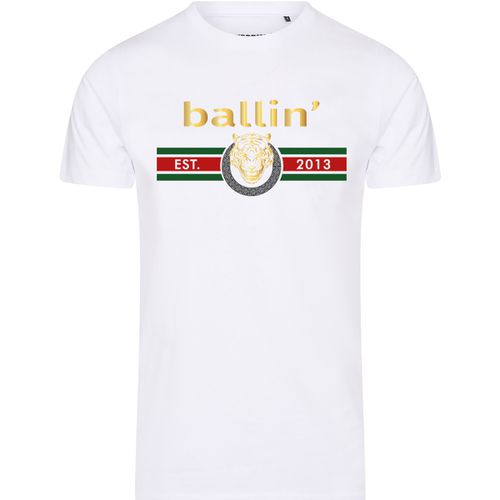 T-shirt Tiger Lines Shirt - Ballin Est. 2013 - Modalova