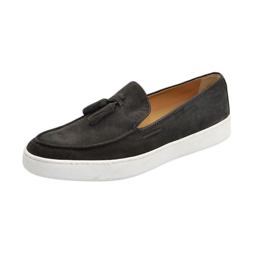 Scarpe Mocassini uomo slip on classico sportivo in vera pelle camoscio - Malu Shoes - Modalova