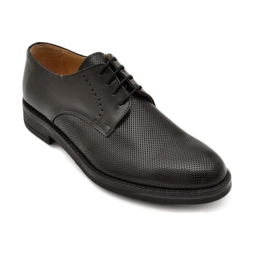 Scarpe Scarpa derby uomo stringata liscia con puntinatura frontal - Malu Shoes - Modalova