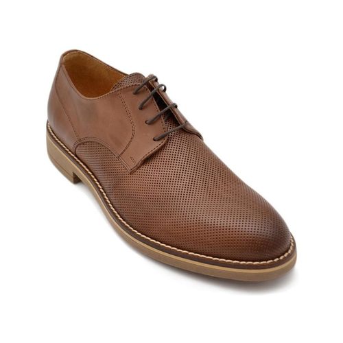 Scarpe Scarpa derby uomo stringata cuoio liscia puntinatura frontale i - Malu Shoes - Modalova