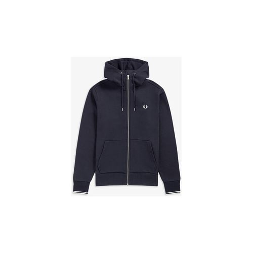 Felpa - FELPA JACKET ZIP CAPPUCCIO - Fred perry - Modalova