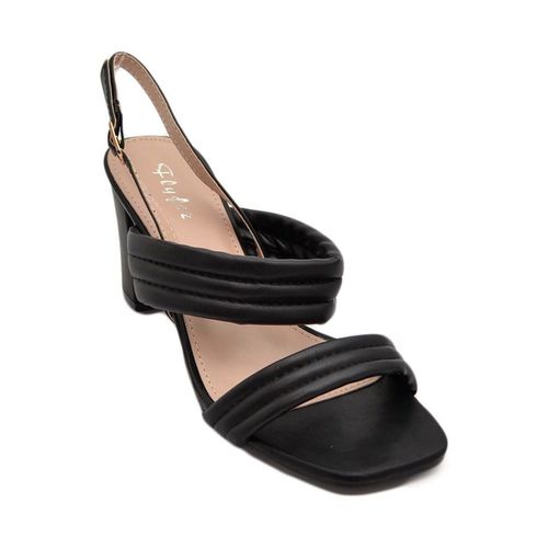 Sandali Sandalo donna sabot con tacco largo comodo 5 cm doppia fas - Malu Shoes - Modalova