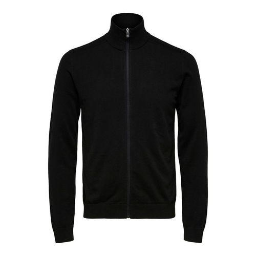 Maglione 16074688 BERG FULL ZIP-BLACK - Selected - Modalova