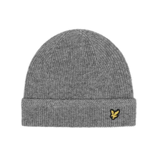 Cappelli HE305CL RACKED RIB BEANIE-T28 MID GREY MARL - Lyle & Scott - Modalova