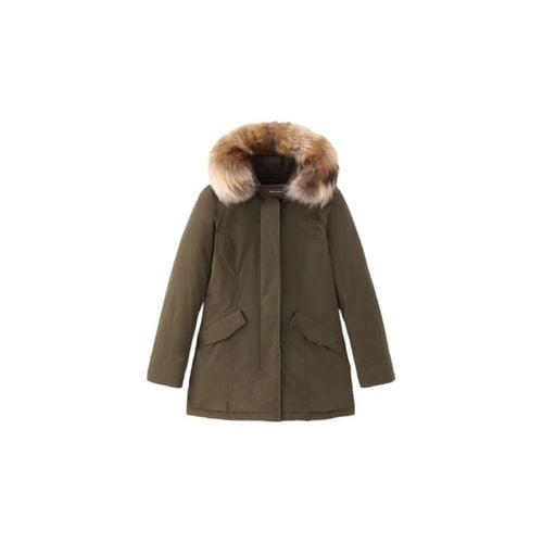 Parka Giacca Luxury Arctic Raccoon Donna Dark Green - Woolrich - Modalova