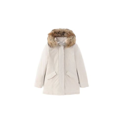 Parka Giacca Luxury Arctic Raccoon Donna Milk Cream - Woolrich - Modalova