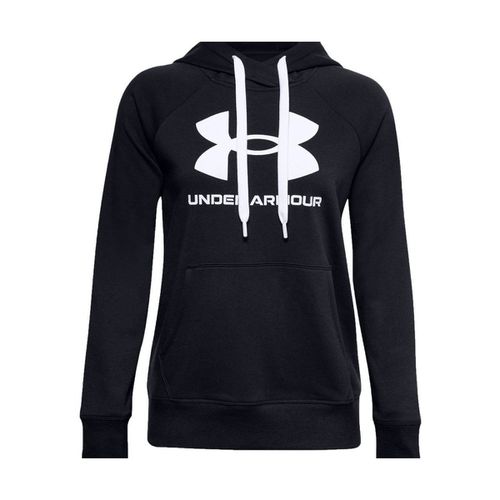 Felpa Felpa Donna con Cappuccio Rival Fleece Logo - Under armour - Modalova