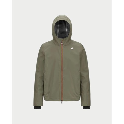 Giubbotto Giacca corta Jacko con cappuccio e logo - K-way - Modalova