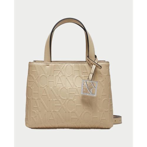 Borsa Shopping Borsa donna con logo all-over - EAX - Modalova