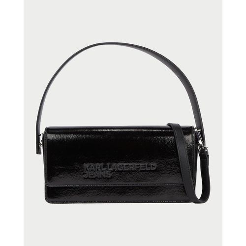 Borsa Shopping Borsa a tracolla con finitura lucida - Karl Lagerfeld - Modalova