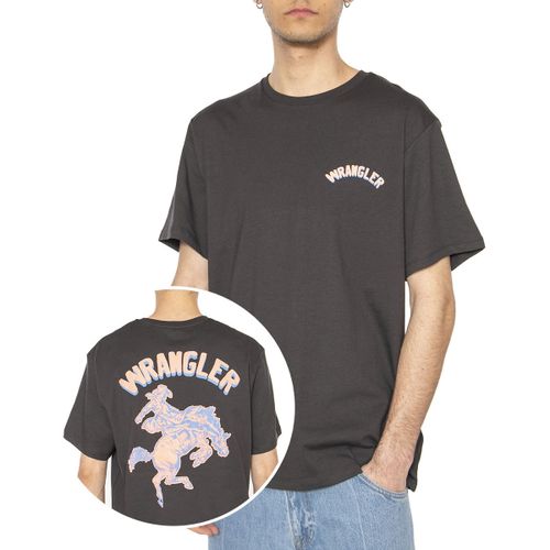 T-shirt & Polo Graphic Tee Faded Black - Wrangler - Modalova