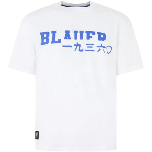 T-shirt T-shirt bianca per uomo - Blauer - Modalova
