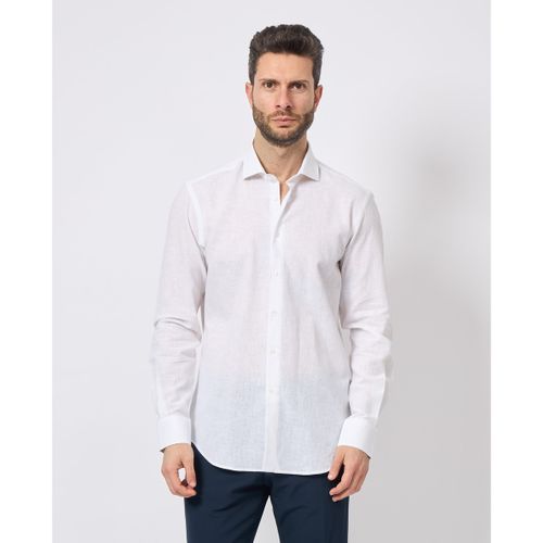 Camicia a maniche lunghe Camicia uomo in misto lino - Sette/Mezzo - Modalova