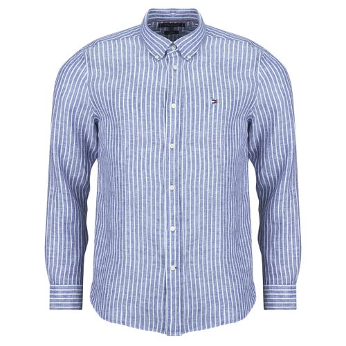 Camicia a maniche lunghe LINEN BENGAL STRIPE RF SHIRT - Tommy hilfiger - Modalova