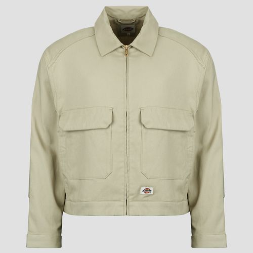 Giubbotto HEMP TWILL TRUCKER JACKET EUCALYPTUS - Dickies - Modalova