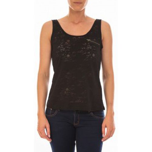 Camicetta TOP ALMA SL TANK Black/DTM ZIPPER - Vero moda - Modalova