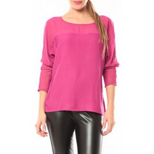 T-shirts a maniche lunghe Melnes 7/8 Top 10106830 Fushia - Vero moda - Modalova