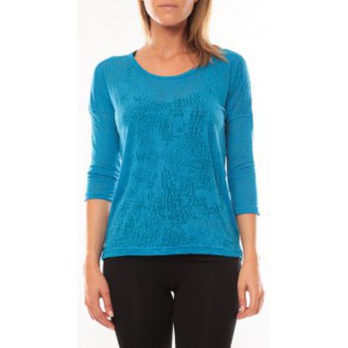 Camicetta Fiona 3/4 Top It 10108869 Bleu - Vero moda - Modalova