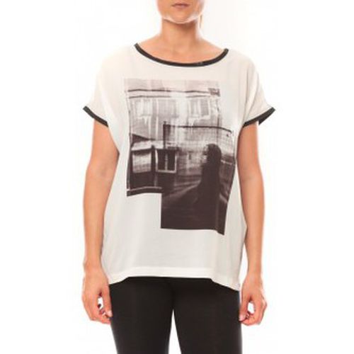 T-shirt Weei SL Wide Top 10113882 Blanc - Vero moda - Modalova