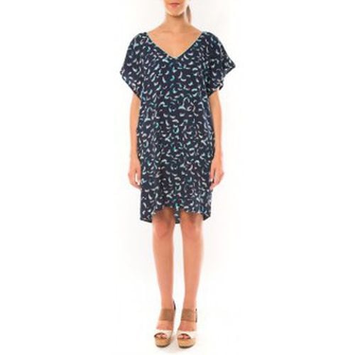 Vestiti Robe It Hippie K536-1 Bleu/Blanc - Dress Code - Modalova