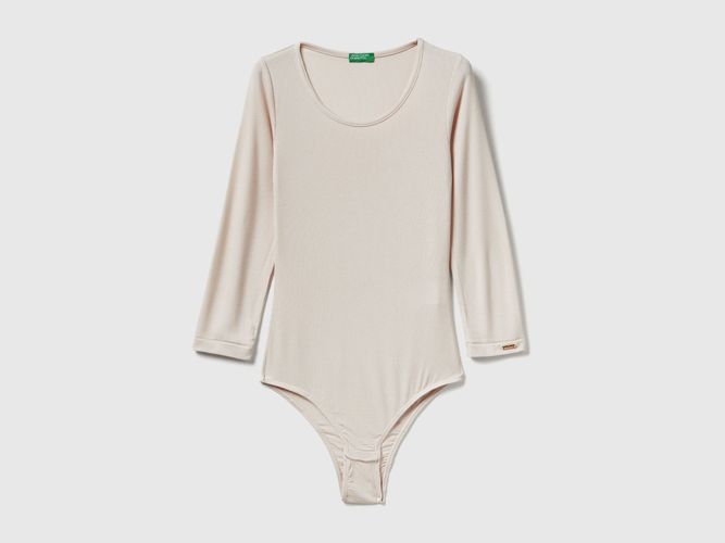 Benetton, Body En Viscose Extensible, Taille: L, - United Colors of Benetton - Modalova