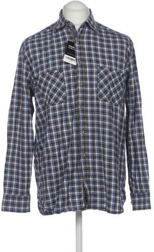 Herren Hemd, blau, Gr. 41, Baumwolle - Second Hand - Bexleys - Modalova