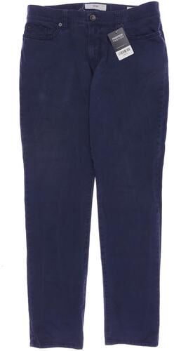 Herren Stoffhose, marineblau, Gr. W33 L32, Elasthan, Baumwolle, Leder - Second Hand - Brax - Modalova