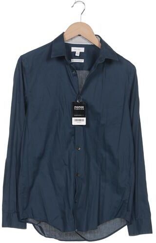 Herren Hemd, marineblau, Gr. S, Baumwolle - Second Hand - Calvin Klein - Modalova