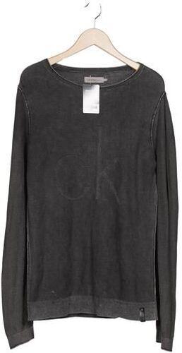Jeans Herren Pullover, grau, Gr. M, Baumwolle, Kunstleder - Second Hand - Calvin Klein - Modalova