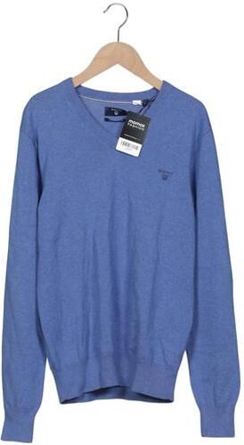 Herren Pullover, blau, Gr. S, Baumwolle - Second Hand - Gant - Modalova