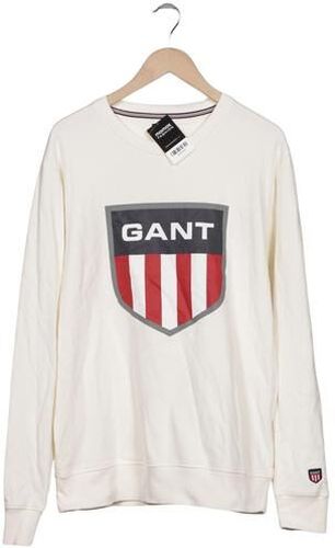 Herren Sweatshirt, cremeweiß, Gr. Xxl, Elasthan, Baumwolle, Synthetik - Second Hand - Gant - Modalova